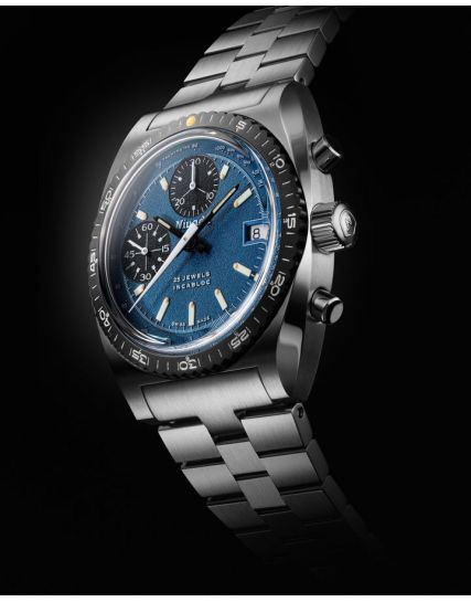 Nivada Grenchen Chronosport Blue 77003A45