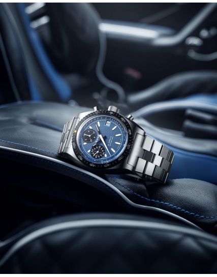 Nivada Grenchen Chronosport Blue 77003A45