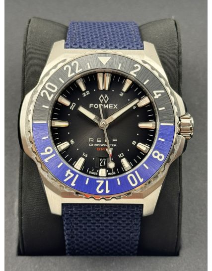Formex REEF Automatic GMT COSC BLACK/RED 2202.1.5333
