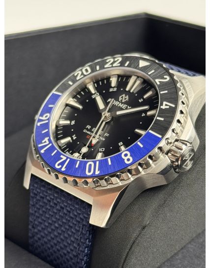 Formex REEF Automatic GMT COSC BLACK/RED 2202.1.5333
