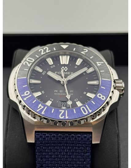 Formex REEF Automatic GMT COSC BLACK/RED 2202.1.5333