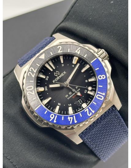 Formex REEF Automatic GMT COSC BLACK/RED 2202.1.5333