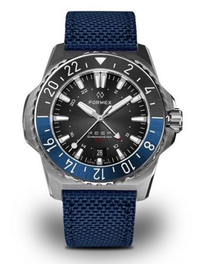Formex REEF Automatic GMT COSC BLACK/RED 2202.1.5333
