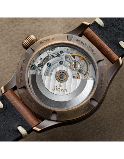 Stowa Marine Bronze Vintage 36 arabic MAR11-12-1-2-20-N
