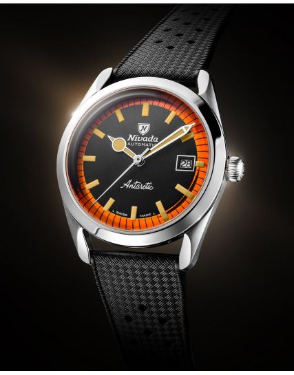 Nivada Grenchen Super Antarctic Black & Orange 32056A01
