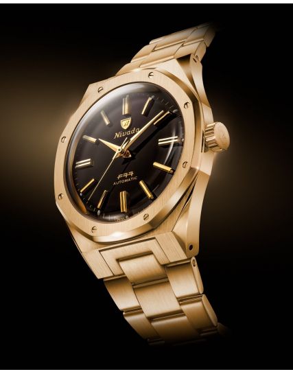 Nivada Grenchen F77 Gold MK2 68028A77