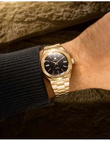 Nivada Grenchen F77 Gold MK2 68028A77