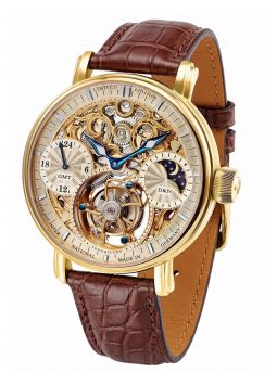 Poljot International, Germany Tourbillon Skeleton Champagne 3360.T66