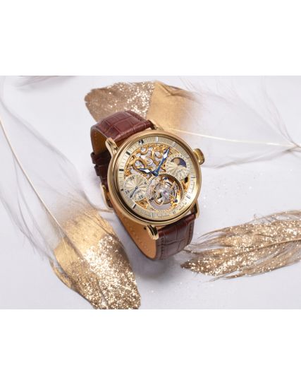 Poljot International, Germany Tourbillon Skeleton Champagne 3360.T66