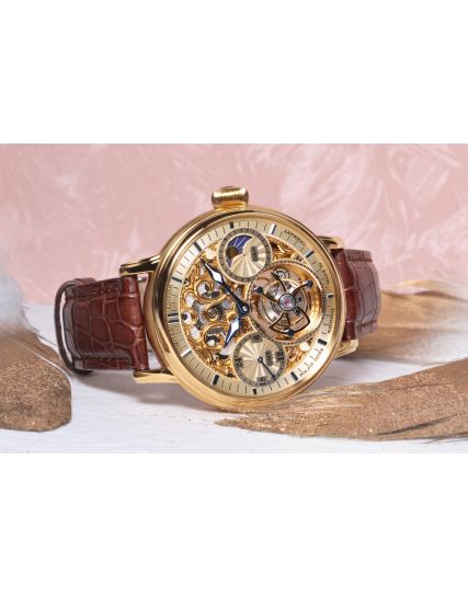 Poljot International, Germany Tourbillon Skeleton Champagne 3360.T66