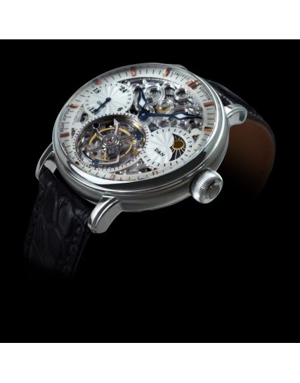 Poljot International, Germany Tourbillon Skeleton Silver 3360.T04R