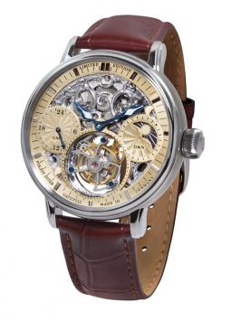 Poljot International, Germany Tourbillon Skeleton Beige 3360.T05