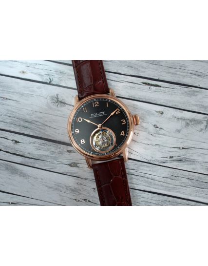 Poljot International, Germany Tourbillon 3400.XVIII Black 3400.T-XVIII-SG