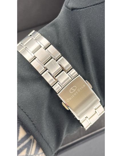 Orient Star Semi Skeleton Navy RE-AT0001L