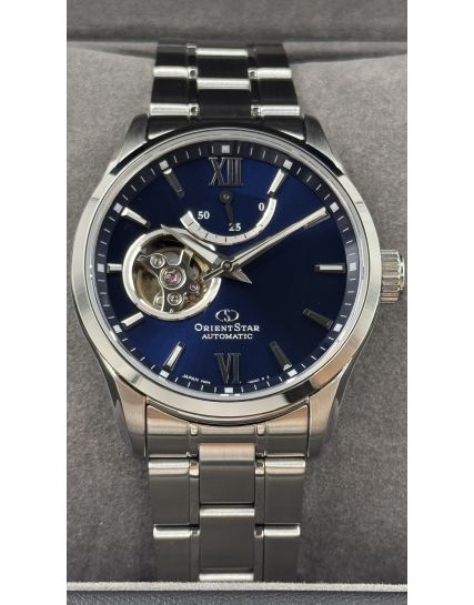 Orient Star Semi Skeleton Navy RE-AT0001L