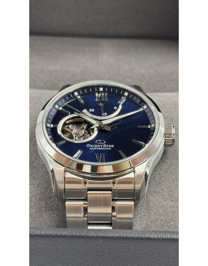 Orient Star Semi Skeleton Navy RE-AT0001L