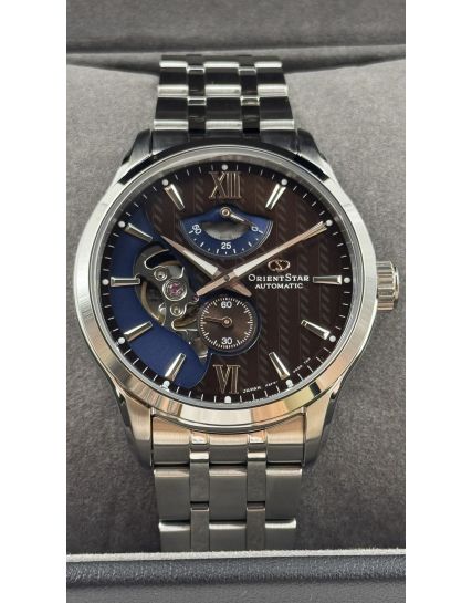 Orient Star Layered Skeleton Brown RE-AV0B02Y