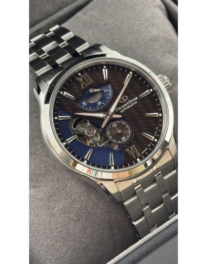 Orient Star Layered Skeleton Brown RE-AV0B02Y