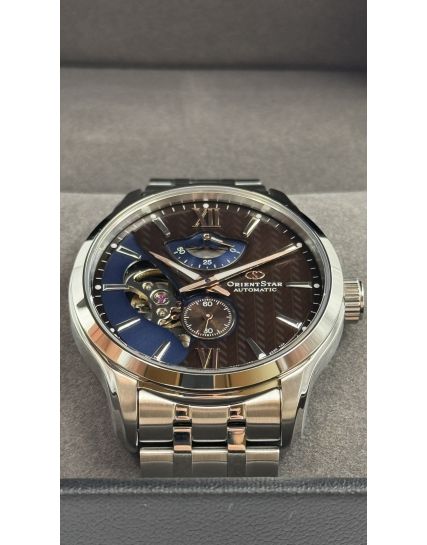 Orient Star Layered Skeleton Brown RE-AV0B02Y