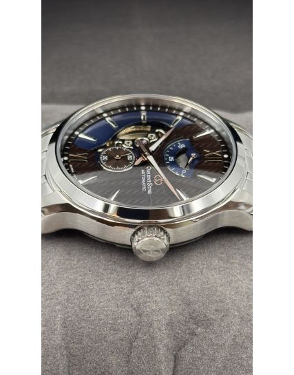 Orient Star Layered Skeleton Brown RE-AV0B02Y