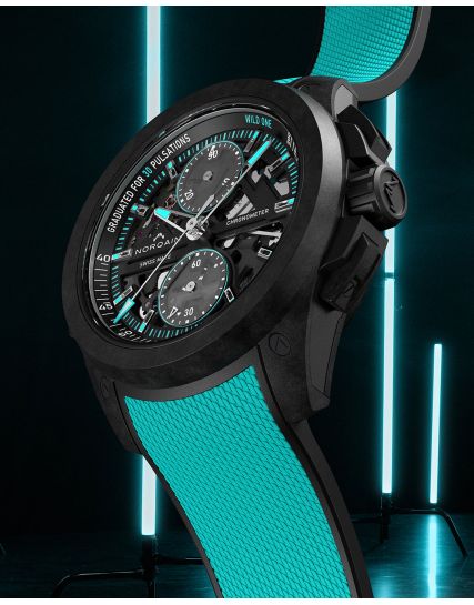 Norqain Wild ONE Skeleton Chrono Turquoise N3002.40Q01.B07