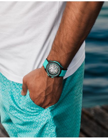 Norqain Wild ONE Skeleton Turquoise N3000.07Q27.B07