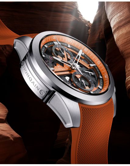 Norqain Independence Skeleton Chrono Orange N3200.40S01.O01