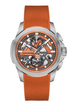Norqain Independence Skeleton Chrono Orange N3200.40S01.O01