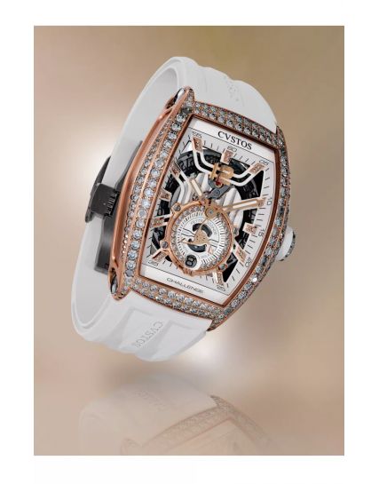 CVSTOS Challenge Thity6 Jetliner 5N Red Gold 2 Row Diamonds A00103.3620002