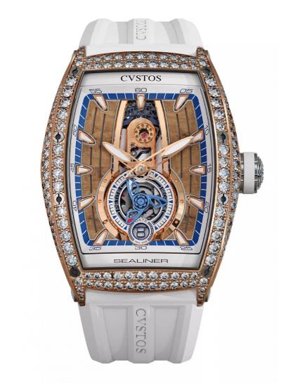 CVSTOS Challenge Thirty6 Sealiner PS 5N Red Gold 2 Row Diamonds/Ti C00103.3625002