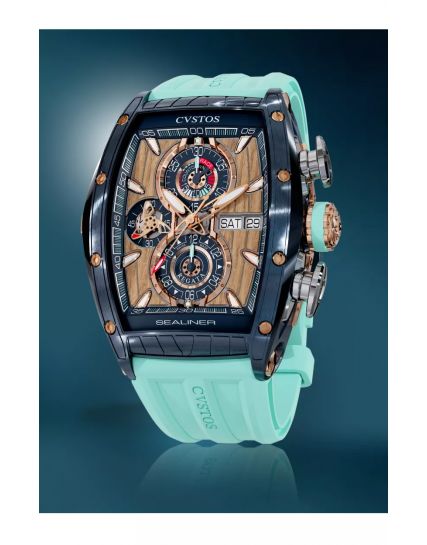 CVSTOS Challenge Sealiner Chronograph Navy Blue Steel/5N C01107.4105001