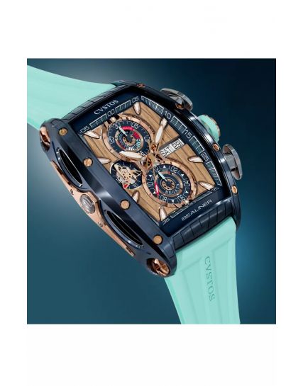 CVSTOS Challenge Sealiner Chronograph Navy Blue Steel/5N C01107.4105001