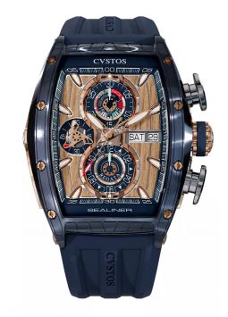 CVSTOS Challenge Sealiner Chronograph Navy Blue Steel/5N C01107.4105001