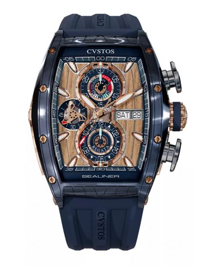 CVSTOS Challenge Sealiner Chronograph Navy Blue Steel/5N C01107.4105001