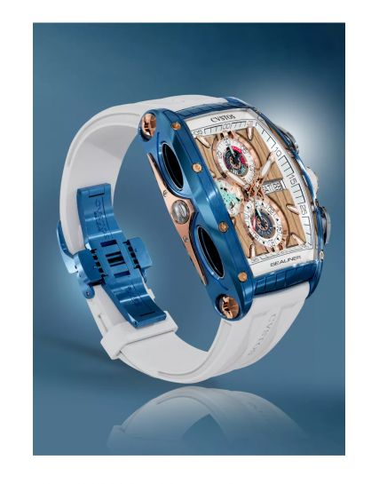 CVSTOS Challenge Sealiner Chronograph SkyBlue Steel/5N C01107.4105002