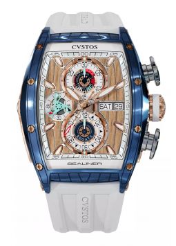 CVSTOS Challenge Sealiner Chronograph SkyBlue Steel/5N C01107.4105002