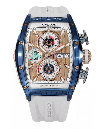 CVSTOS Challenge Sealiner Chronograph SkyBlue Steel/5N C01107.4105002