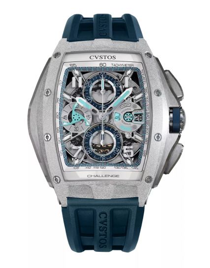 CVSTOS Challenge III Chrono/Frosted Steel Limited Edition B00107.4103002