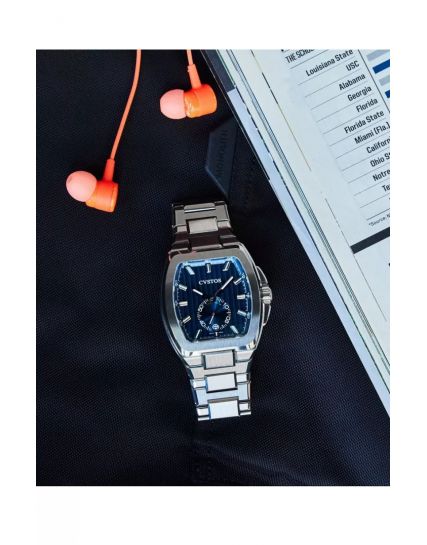 CVSTOS Metropolitan PS Titanium/Blue Limited Edition F01103.4213001