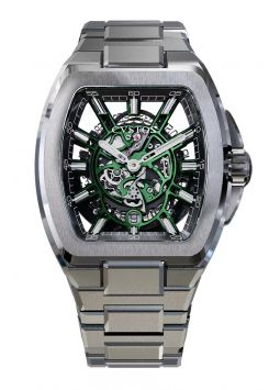 CVSTOS Metropolitan PS Titanium/SQLT Green Limited Edition F00103.4217001
