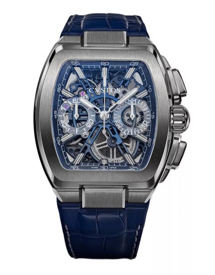 CVSTOS Metropolitan Chrono Titanium Blue SQLT Limited Edition F00112.4213001
