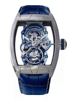 CVSTOS Challenge Tourbillon 8 Titanium/Blue MVT Limited Edition E00105.3913001