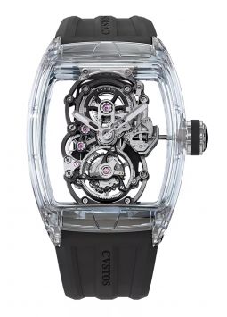 CVSTOS Challenge Tourbillon 8 Sapphire/Black MVT Limited Edition E00105.3982001