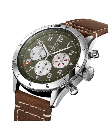 Breitling Classic AVI Super AVI B04 Chronograph GMT 46 Curtiss Warhawk AB04452A1L1X1