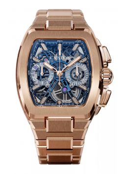 CVSTOS Metropolitan Chrono 5N Red Gold/Blue SQLT Blue Limited Edition F00112.4223001