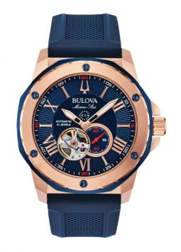 Bulova Marine Star Blue/Gold 98A227