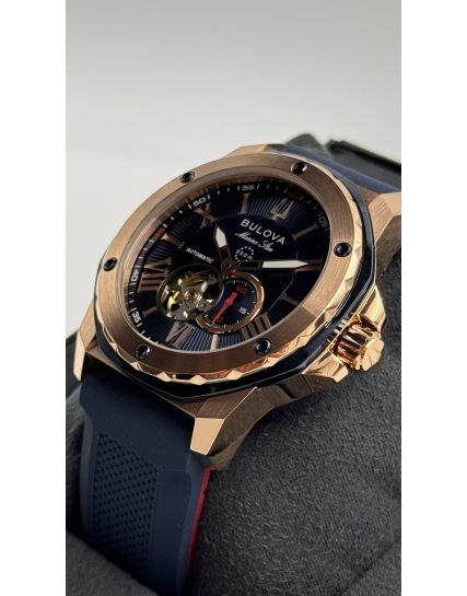 Bulova Marine Star Blue/Gold 98A227