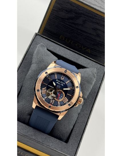 Bulova Marine Star Blue/Gold 98A227