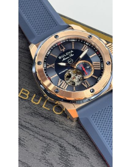 Bulova Marine Star Blue/Gold 98A227
