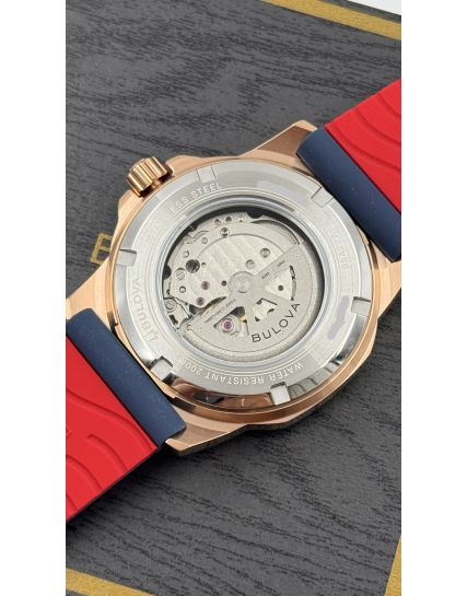 Bulova Marine Star Blue/Gold 98A227
